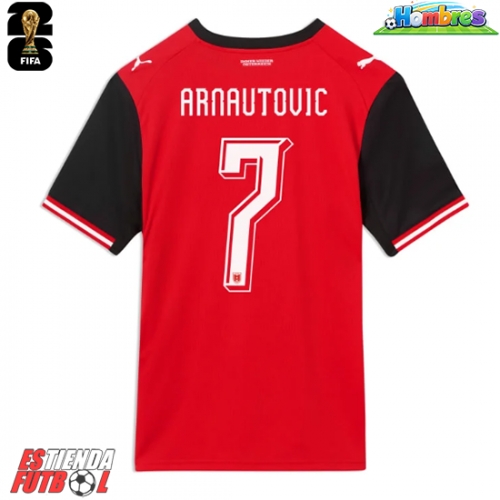 Austria Marko Arnautovic #7 Primera Equipación Mundial 2026 Manga Corta